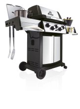 Der Broil King Signet 390 Grill mit Zubehör Der Broil King Signet 390 Grill mit Zubehör