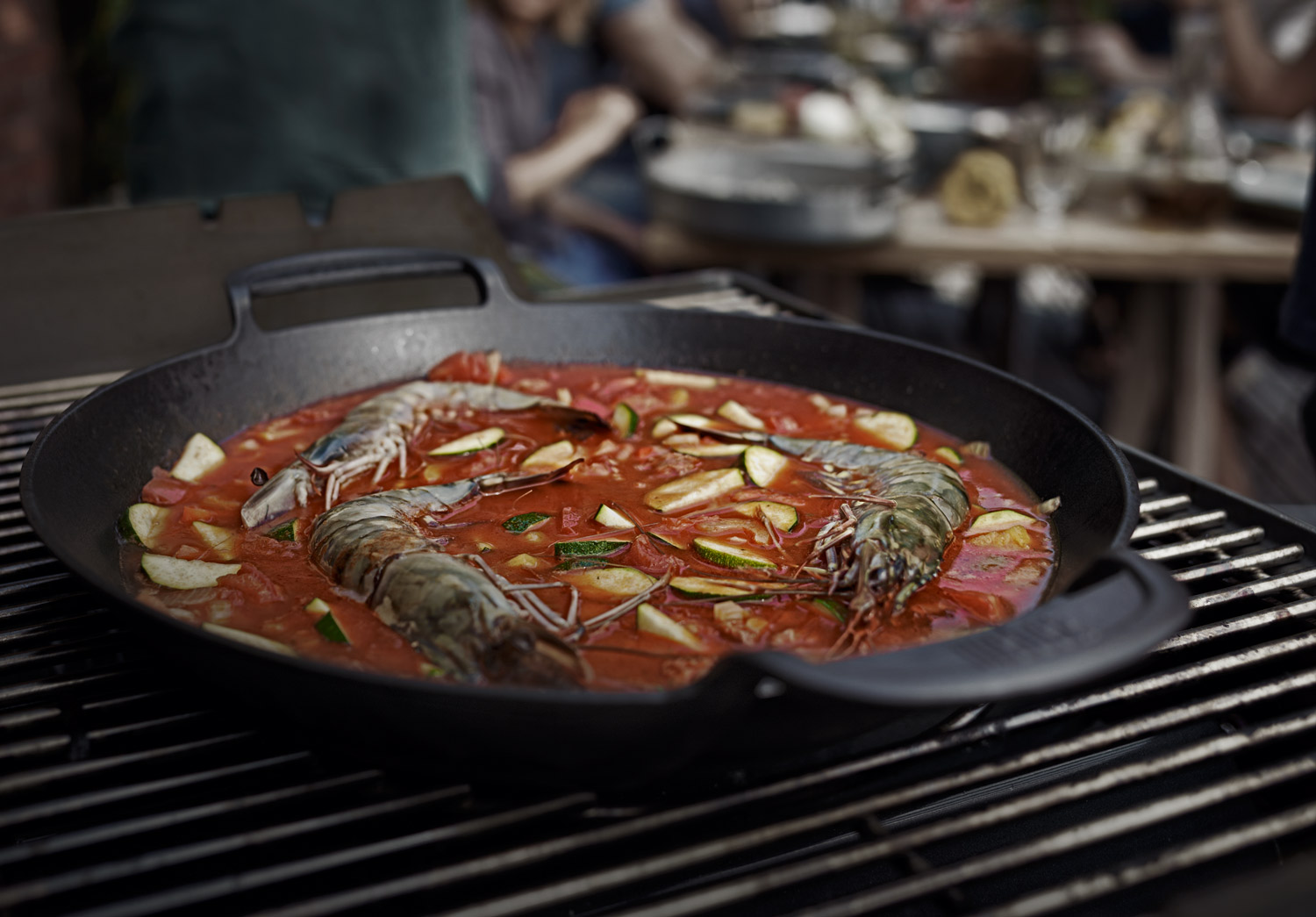 Paella weber wok Kleinster mobiler Gasgrill.