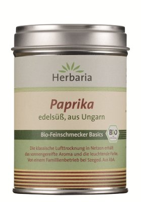 Herbaria BIO Paprika edels&uuml;&szlig; - aus Ungarn 80g