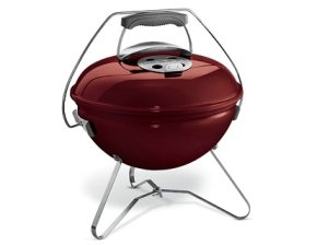 Weber Holzkohle Kugelgrill Smokey Joe Premium Ziegelrot 37cm