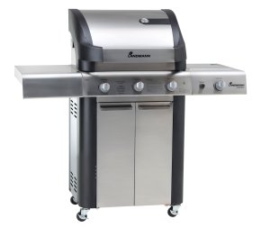 Landmann Gasgrill: cronos Gasgrillküche edelstahl 12777