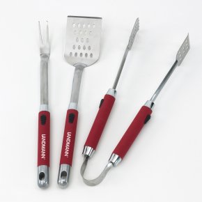 Landmann Zubeh&ouml;r: Grillbesteck 3tlg Edelstahl 13353