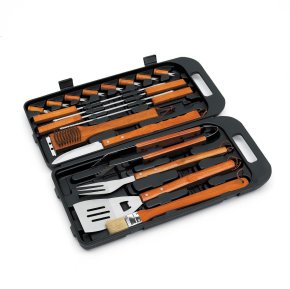 Landmann Zubeh&ouml;r: Grillbesteck 18tlg Edelstahl 13373