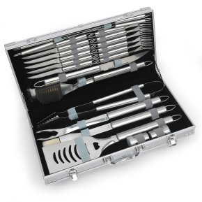 Landmann Zubeh&ouml;r: Grillbesteck 24tlg Edelstahl 13376