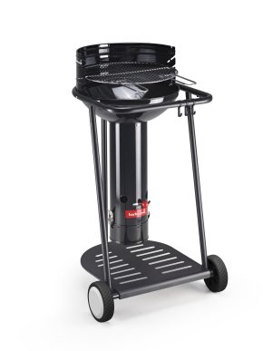 Barbecook Holzkohle Säulengrill: Barbecook Optima Go Black