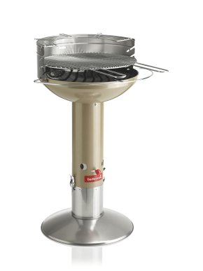 Barbecook Holzkohle S&auml;ulengrill: Barbecook Major Champagne