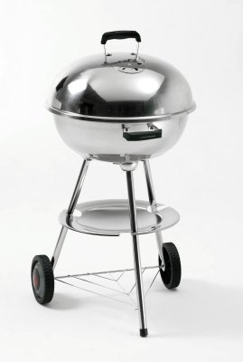 Landmann Holzkohlegrill: Kugelgrill edelstahl 31333