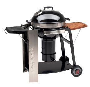 Landmann Holzkohlegrill: Kugelgrillwagen black pearl select 58 cm 31346