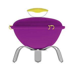 Landmann Holzkohlegrill: Kugelgrill piccolino Lavendel 31378