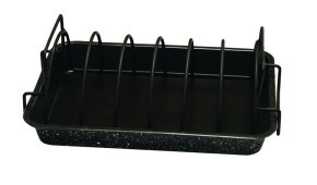 Napoleon Zubehör: Rib Rack & Bräter (Spare Rib Halter)