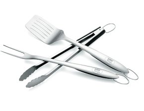 Weber Grillbesteck Weber Style, 3-teilig Edelstahl