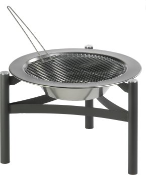 Design Feuerstelle dancook 9000: Feuerkorb, Grill, Holzkohlegrill und Garten Feuerstelle