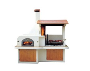Palazzetti Grillkamin Antille Forno Komplett Set