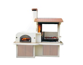 Palazzetti Grillkamin Antille Forno Komplett Set