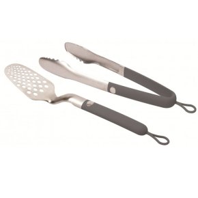 Weber Style Spezial BBQ Grillbesteck Set 2-teilig Warm Grey Edelstahl