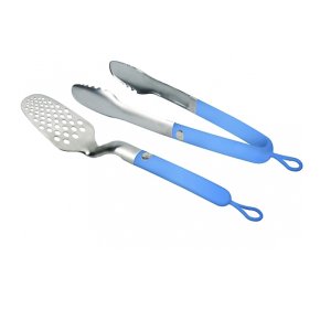 Weber Style Spezial BBQ Grillbesteck Set 2-teilig Wedgewood Blue Edelstahl