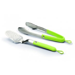 Weber Style Spezial BBQ Grillbesteck Set 2-teilig Lime Edelstahl