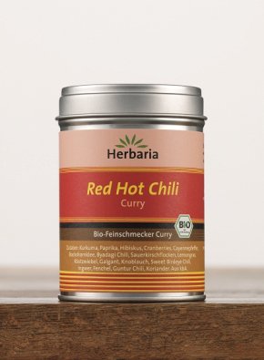 Herbaria BIO Red Hot Chili Curry 80g
