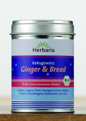 Herbaria BIO Ginger & Bread - Keksgew&uuml;rz 55g