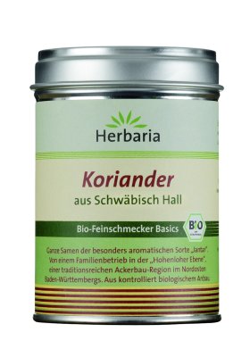 Herbaria BIO Koriander - aus Schw&auml;bisch Hall - Ganze Samen 40g