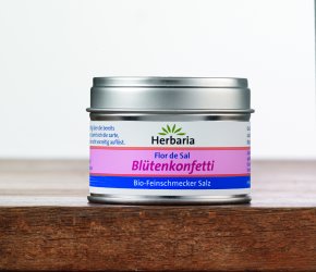 Herbaria BIO Bl&uuml;tenkonfetti - Flor de Sal 25g