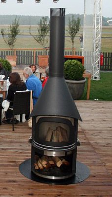 Grillkamin Duo exclusiv Typ 3 schwarz