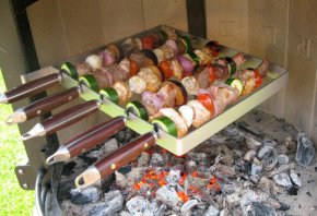 Girse Schaschlikspieße für Typ 3 Grillkamin