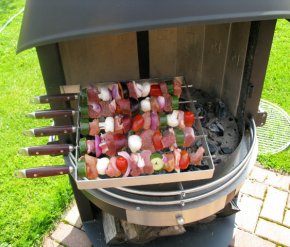 Girse Schaschlikspieße für Typ 2 Grillkamin