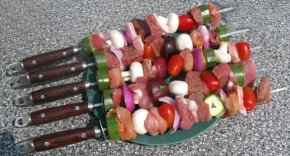 Girse Schaschlikspieße für Typ 3 Grillkamin