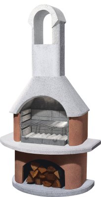 Buschbeck Gartengrillkamin Bali wei&szlig;-terra