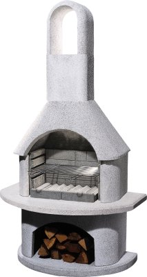 Buschbeck Gartengrillkamin Malibu weiß
