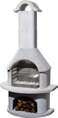 Buschbeck Gartengrillkamin St. Wendel wei&szlig;