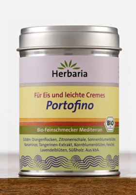 Herbaria BIO Portofino - Gew&uuml;rz f&uuml;r eis und leichte Cremes 80g