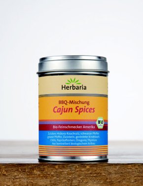 Herbaria BIO Cajun Spices - BBQ-Mischung 80g