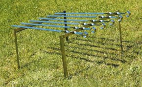 Spie&szlig;grill / Wandergrill Barbecook Caranga mit 6 St&uuml;ck 60 cm Spie&szlig;en