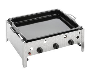 Landmann Gasbräter / Gastrobräter Edelstahl 0044131 mit Pfanne
