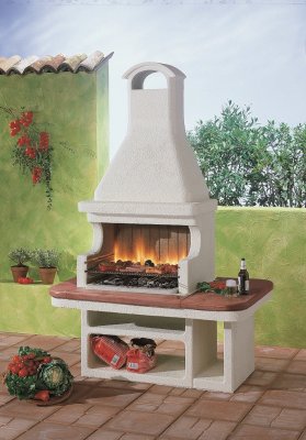Palazzetti Grillkamin Mediterraneo Komplett Set