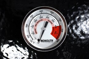 Monolith Grill red inkl. Edelstahlgestell und Seitentischen