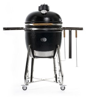 Monolith Grill black inkl. Edelstahlgestell und Seitentischen