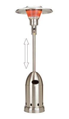Terrassenstrahler Bullet Inox Pro von Burny