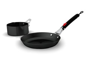 Weber Style CWS Bratpfanne, Saucentopf & Universalgriff Cookware System 3er Set