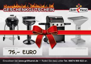 Grillfürst Geschenkgutschein 75€