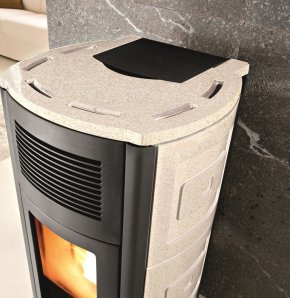 MCZ SUITE Hydro 22 kW Salt and Pepper