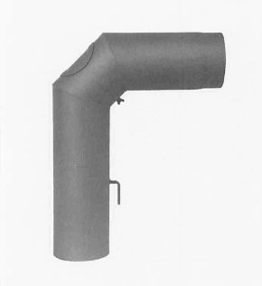 Ofenrohr-Set 2 - 150mm Durchmesser schwarz