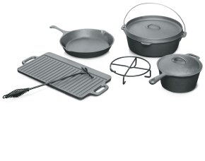 Barbecook Zubeh&ouml;r: Kochset mit Geschenkholzkiste