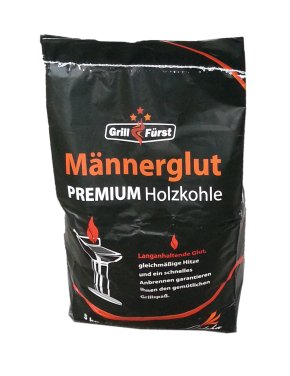 Männerglut Premium Holzkohle 5kg Buchenholzkohle - Eichenholzkohle Mix