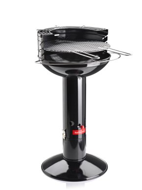 Barbecook Holzkohle S&auml;ulengrill: Barbecook Major Black