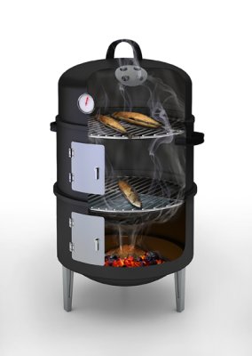 Barbecook Holzkohle Smoker: Barbecook R&auml;ucherofen