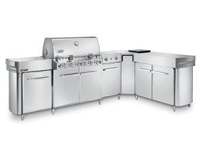 Weber Summit Grill-Center Gartenk&uuml;che Edelstahl