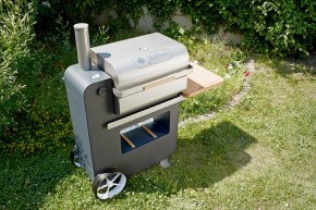 Bob Grillson Pelletgrill - Holzpellet Grill in Schwarz und Anthrazit